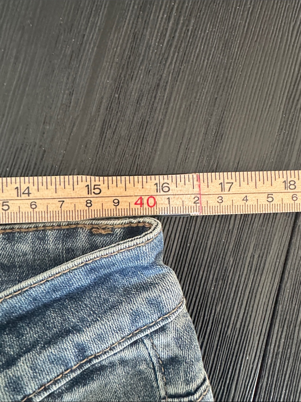 Bamboo Jeans High Rise Wide Leg Jeans Size 13 Medium Wash Stretch Denim Y2K - Picture 9 of 12